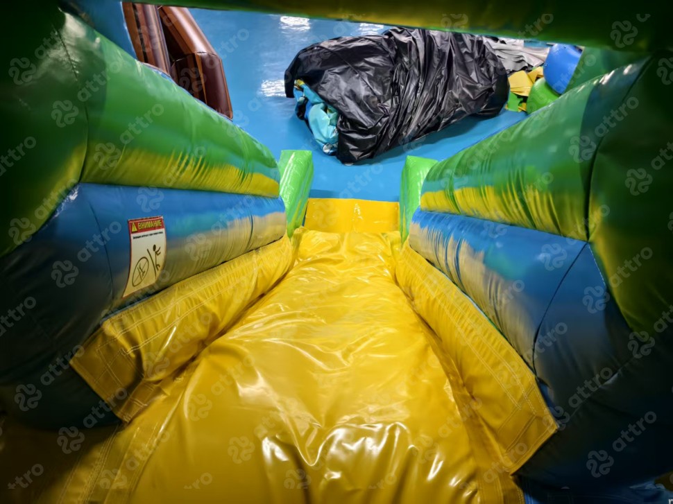 Надувной аквапарк «Пристань Тропики» OKIDS 20*15*8,6 м 