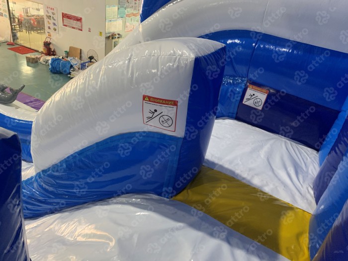 Надувной аквапарк "Осьминог на волнах" 13*7*8 м