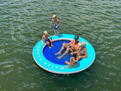 Надувной плавающий бассейн (плавающий гамак)