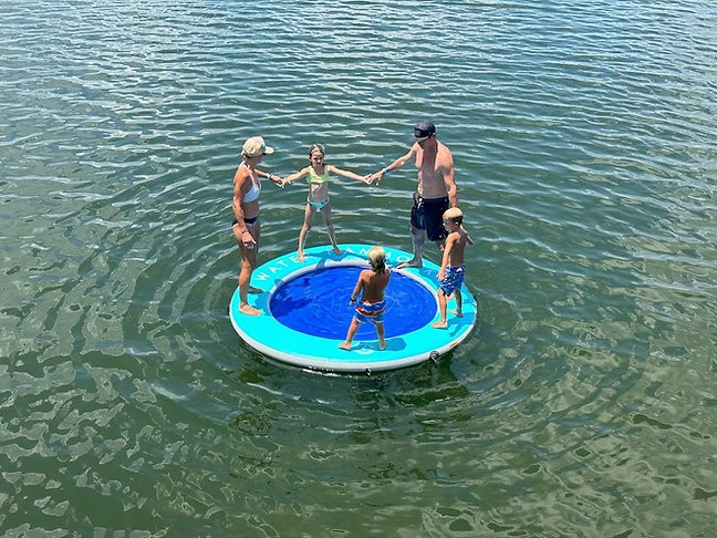 Надувной плавающий бассейн (плавающий гамак)