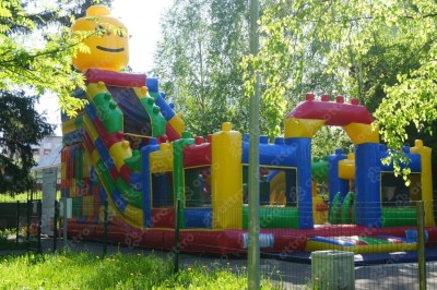 Надувной батут "Конструктор" 10*7*7,5 м