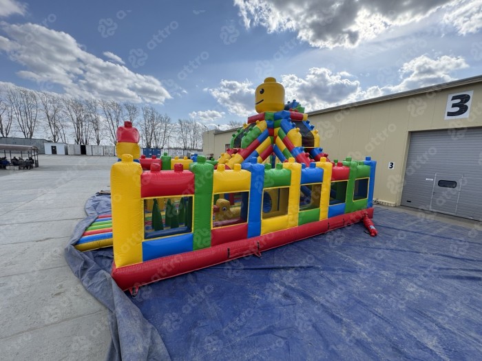 Надувной батут "Конструктор" 10*7*7,5 м