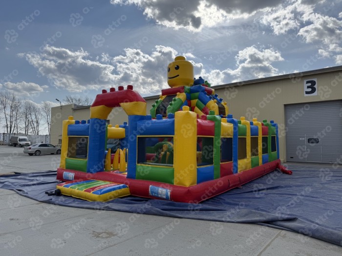 Надувной батут "Конструктор" 10*7*7,5 м