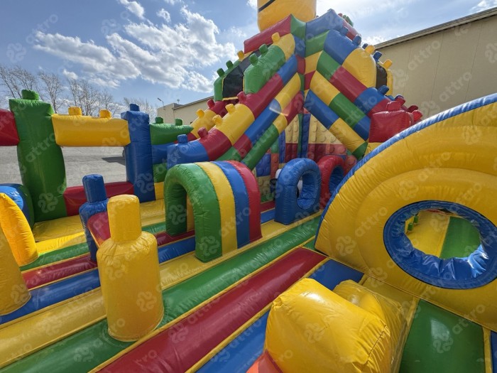 Надувной батут "Конструктор" 10*7*7,5 м