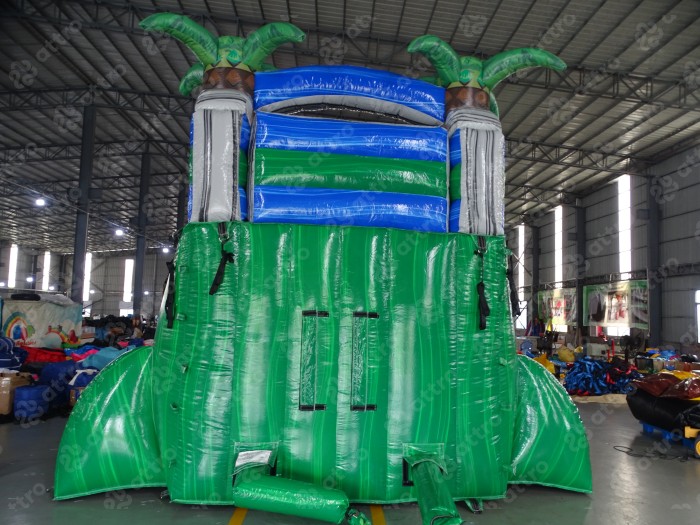 Надувная водная горка "Путешествие по джунглям" 8,5*5*4,5 м