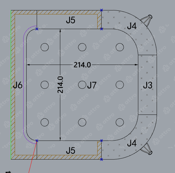Надувная водная горка "Путешествие по джунглям" 8,5*5*4,5 м