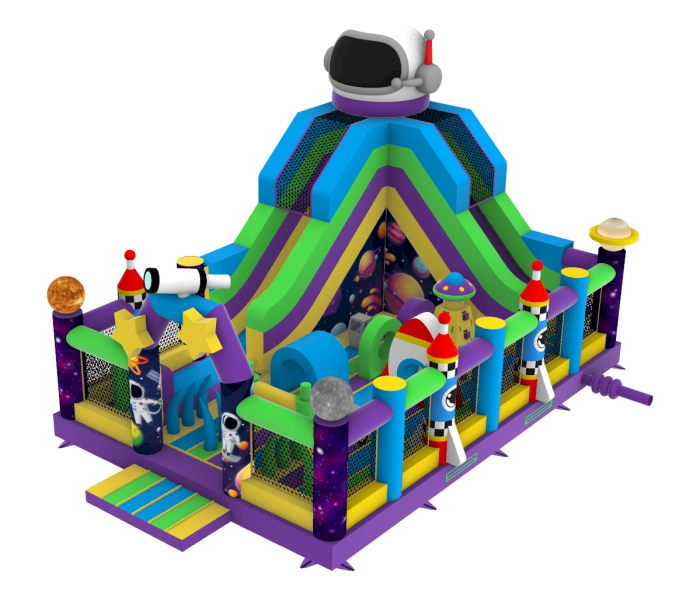 Надувной батут "Космос" 10*7*7 м