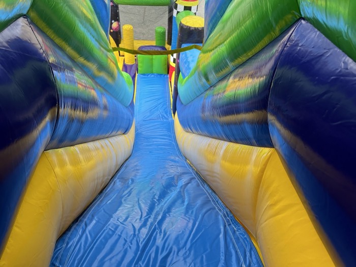 Надувной батут "Космос" 10*7*7 м