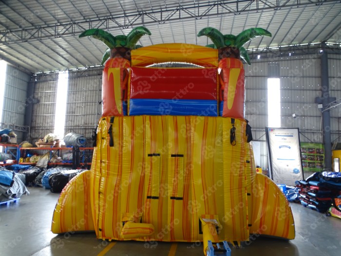Надувная водная горка "Зов Джунглей" 8,5*5*4,5 м