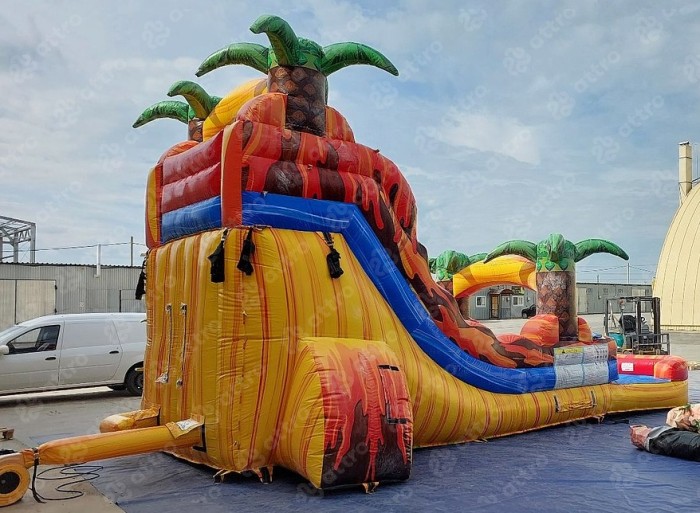 Надувная водная горка "Зов Джунглей" 8,5*5*4,5 м