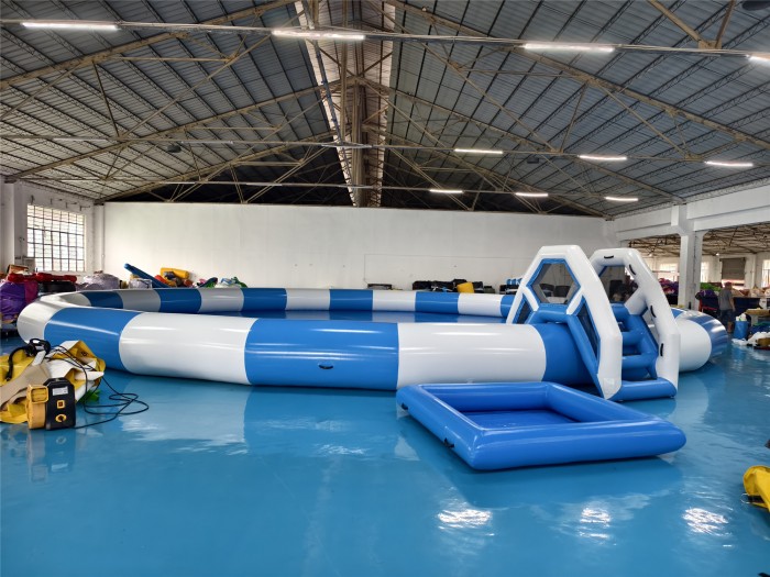Надувной аквапарк "Северный полюс" 21*21*6 м