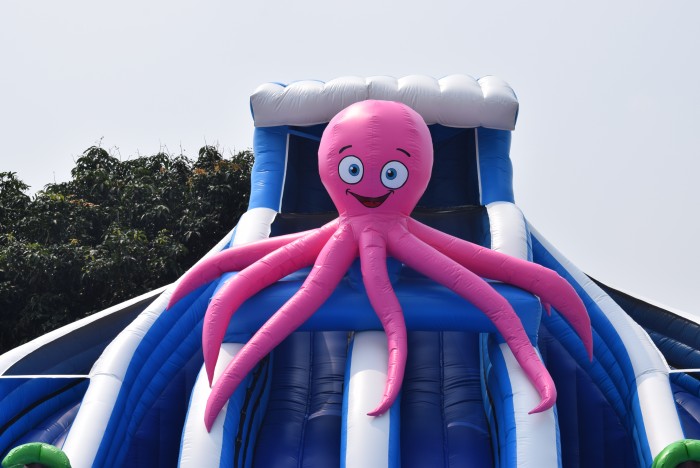 Надувной аквапарк "Осьминог 4" 17*8*7 м