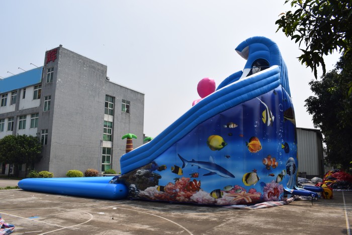 Надувной аквапарк "Осьминог 4" 17*8*7 м