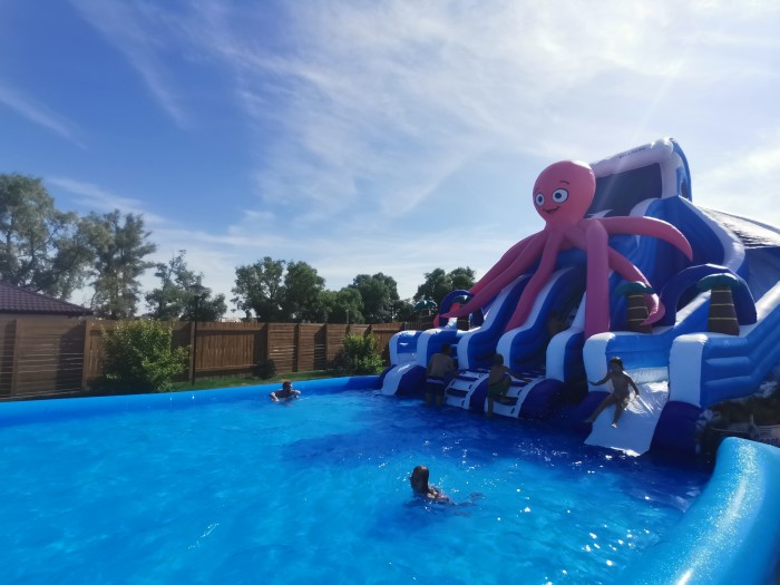 Надувной аквапарк "Осьминог 4" 17*8*7 м