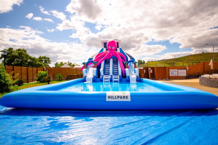 Надувной аквапарк "Осьминог 4" 17*8*7 м