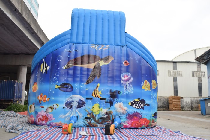 Надувной аквапарк "Осьминог 4" 17*8*7 м