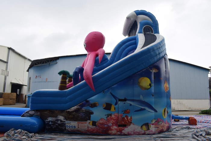 Надувной аквапарк "Осьминог 4" 17*8*7 м