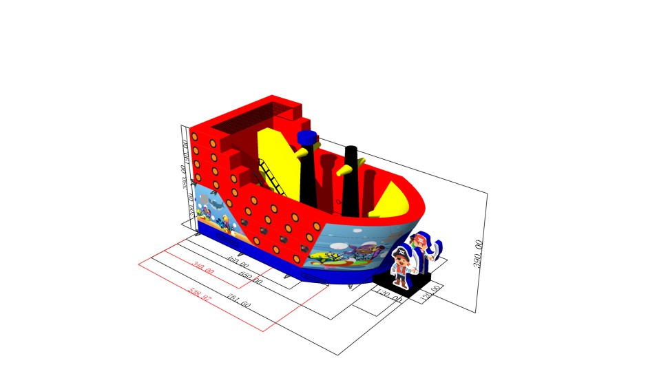 Надувная горка 