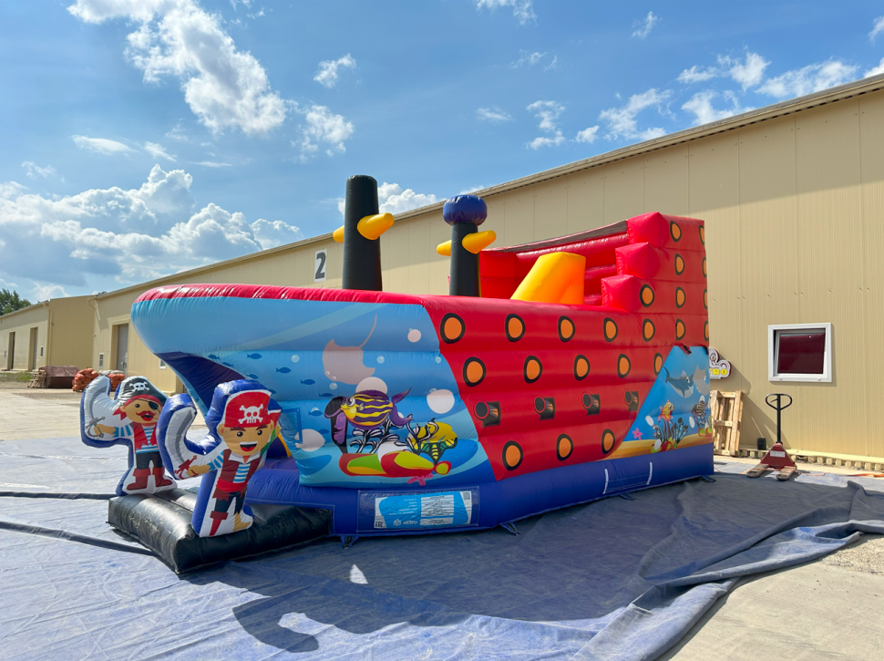 Надувная горка 