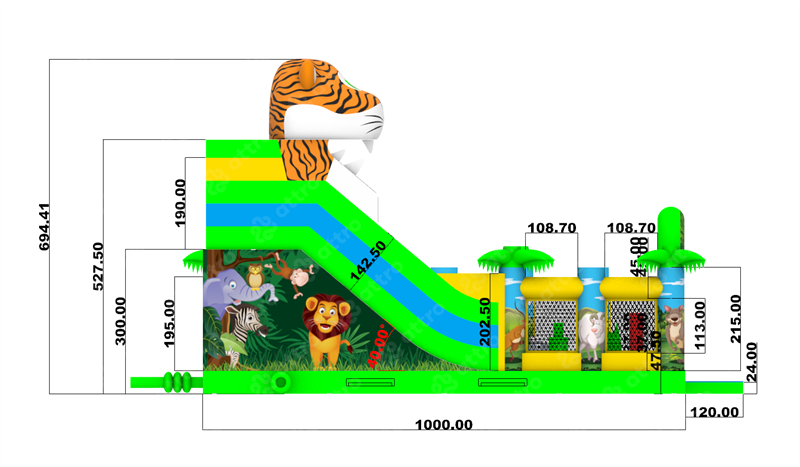 Надувной батут 