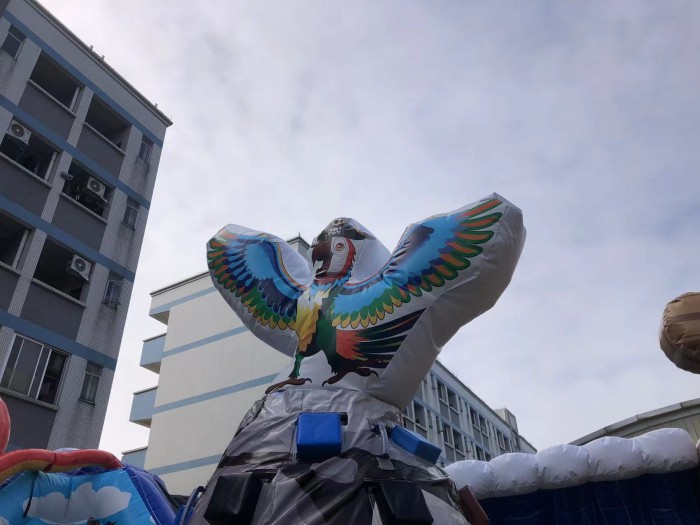 Надувная горка "Пираты" 12*9*4,2 м