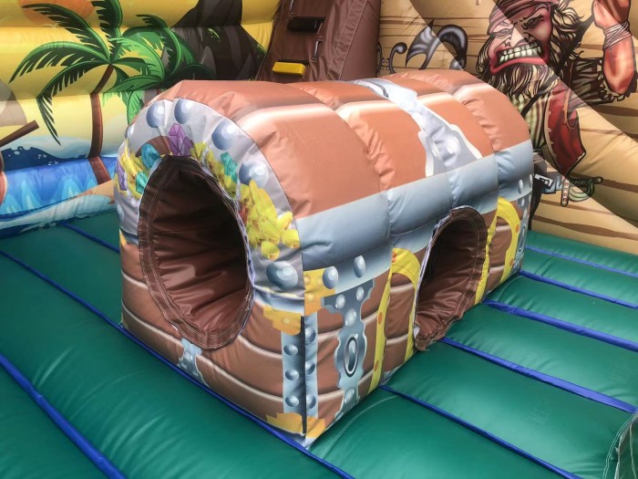 Надувная горка "Пираты" 12*9*4,2 м