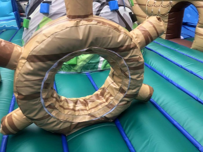 Надувная горка "Пираты" 12*9*4,2 м