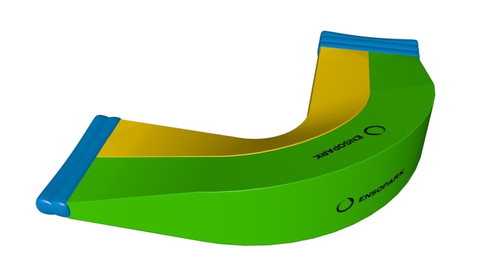 Модуль аквапарка "Угол" 5,5*5,5*1,1 м