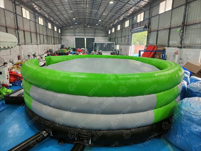 Надувная вышка с подушкой "Прыжок с высоты" 12*6*7 м