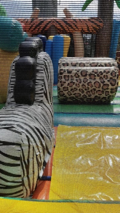 Надувной батут "Сафари" 10*6*4,15 м Б/У