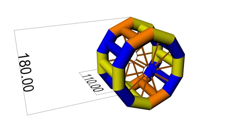 Водный аттракцион Беличье Колесо