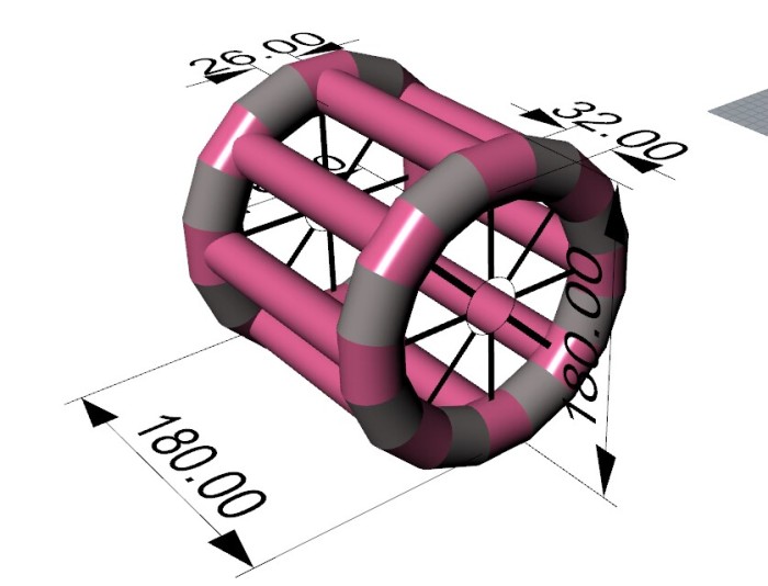 Водный аттракцион Беличье Колесо