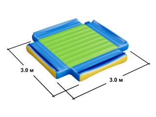 Модуль аквапарка "Узел 4х" 3*3*0,3 м