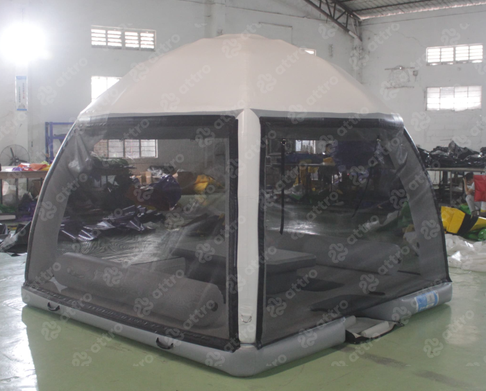 Надувная палатка на воду  2,9*2,9*2,4 м