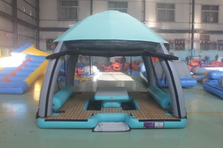 Надувная палатка на воду  2,9*2,9*2,4 м