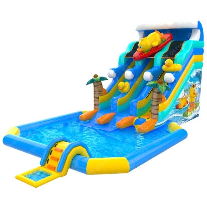 Надувной аквапарк "На волне" 15*8*6,7 м