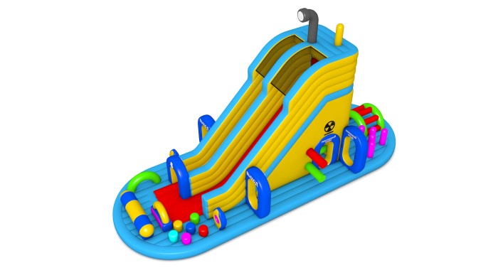 Надувной батут "Субмарина" 20*8*10 м