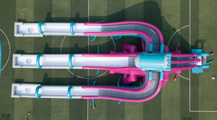 Водная надувная горка "Триппо" 35*15*14 м