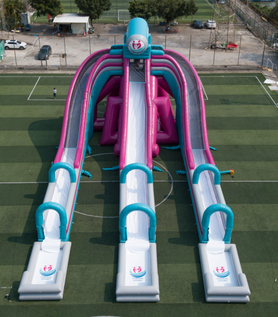 Водная надувная горка "Триппо" 35*15*14 м