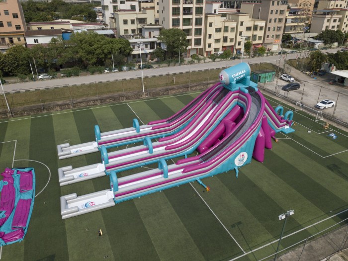 Водная надувная горка "Триппо" 35*15*14 м