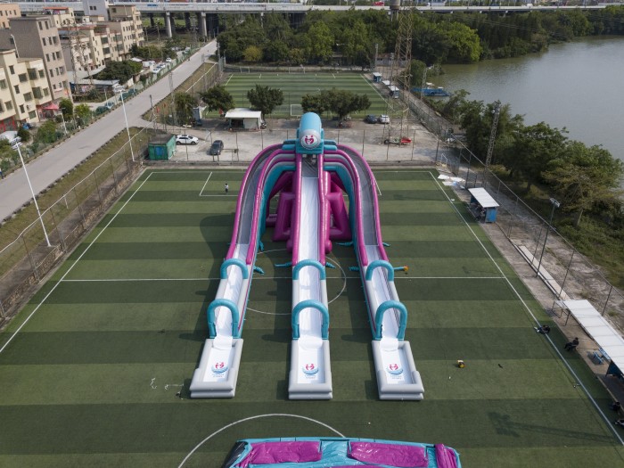 Водная надувная горка "Триппо" 35*15*14 м