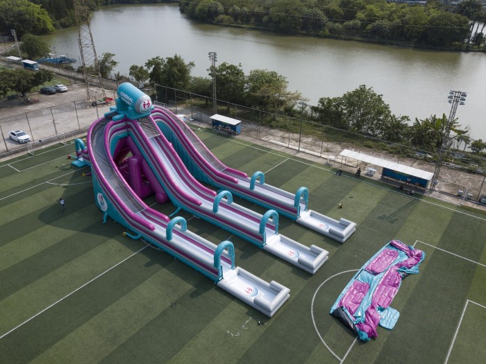 Водная надувная горка "Триппо" 35*15*14 м