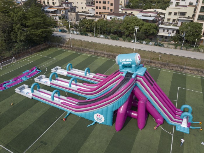 Водная надувная горка "Триппо" 35*15*14 м