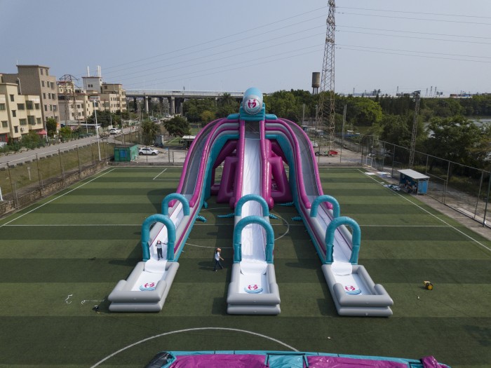 Водная надувная горка "Триппо" 35*15*14 м