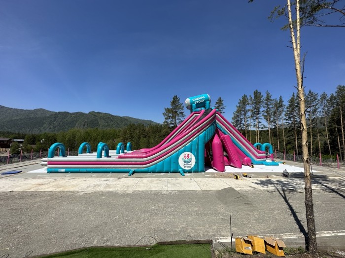 Водная надувная горка "Триппо" 35*15*14 м