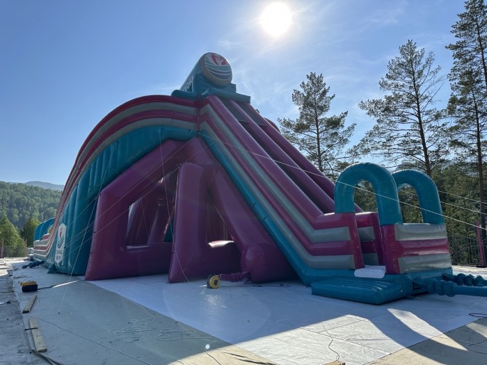 Водная надувная горка "Триппо" 35*15*14 м