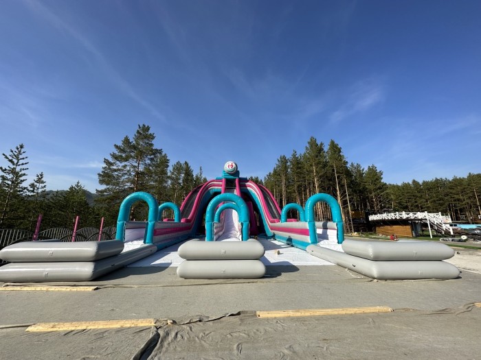 Водная надувная горка "Триппо" 35*15*14 м