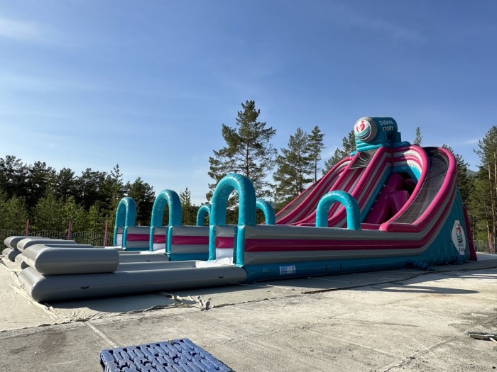 Водная надувная горка "Триппо" 35*15*14 м