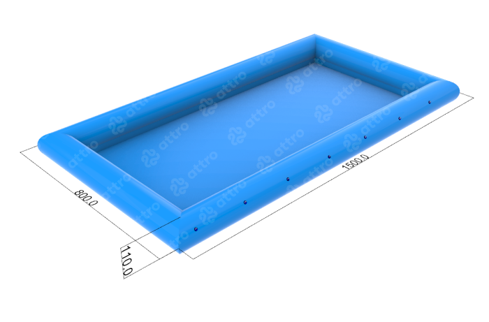 Надувной аквапарк "Океанариум" 15*15*7,2 м