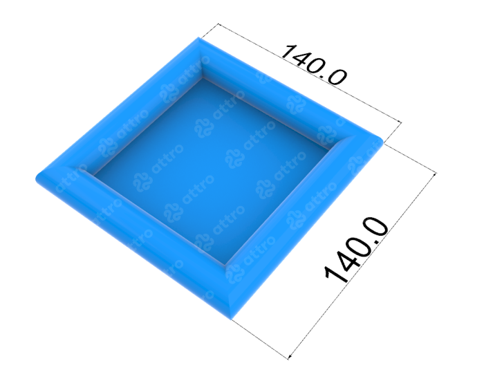 Надувной аквапарк "Океанариум" 15*15*7,2 м